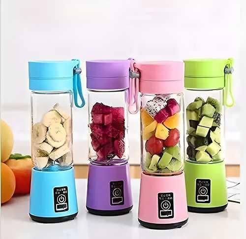 6 Blade Portable Electric Mini USB Blender Rechargeable Hand Juicer